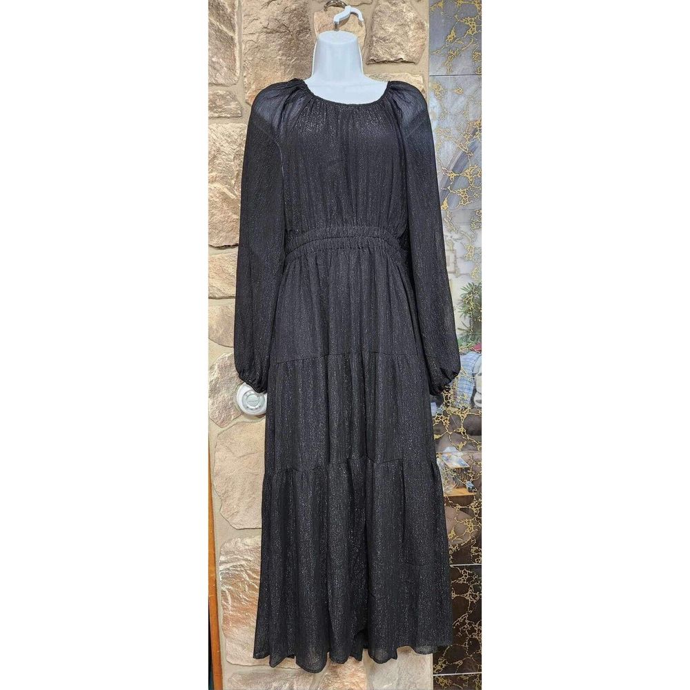 Anthropologie Moon River Crewneck Midi Dress Size L. B23 - Picture 5 of 8
